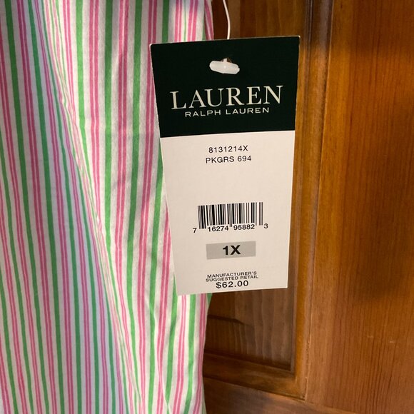 Lauren Ralph Lauren Knit Nightshirt, NWT, Size 1X - Picture 4 of 4